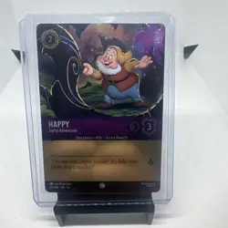 Disney Lorcana - Happy Joyful Adventurer 43/204 - Foil Borderless Wilds Unknown - Image 1