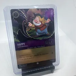 Disney Lorcana - Happy Joyful Adventurer 43/204 - Foil Borderless Wilds Unknown - Image 2