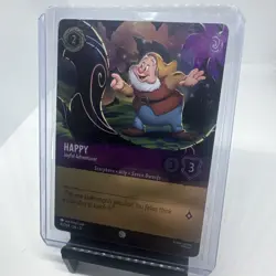 Disney Lorcana - Happy Joyful Adventurer 43/204 - Foil Borderless Wilds Unknown - Image 3