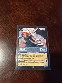 Disney Lorcana Wilds Unknown Merida - Formidable Archer Legendary 191/204 Foil - Image 2