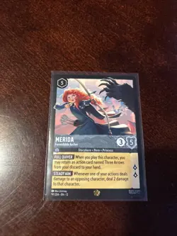 Disney Lorcana Wilds Unknown Merida - Formidable Archer Legendary 191/204 Foil - Image 3