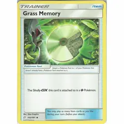 POKEMON CARD GRASS MEMORY 143/181 ITEM TRAINER POKEMON TCG CCG - Image 1