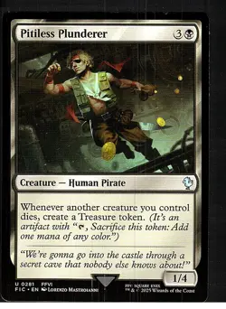 Pitiless Plunderer U Commander: FINAL FANTASY 281 NM Normal - Image 1