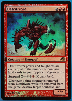 Detritivore FOIL Planar Chaos NM Red Rare MAGIC MTG CARD (ID# 502117) ABUGames - Image 1