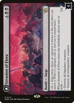 MOM INVASION OF FIORA 1x Rare Magic March of the Machine MTG NM - Image 1