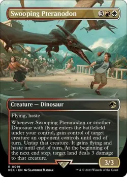 MTG English Swooping Pteranodon (Borderless) NM Normal - Image 1