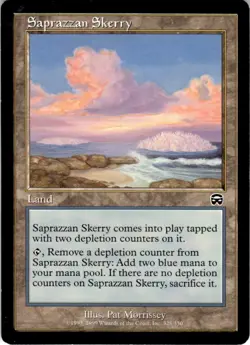1999 Mercadian Masques Saprazzan Skerry #328 Light Play - Image 1