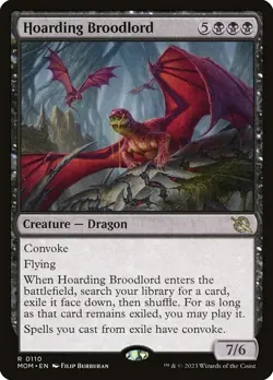 MOM HOARDING BROODLORD 1x Rare Magic March of the Machine MTG NM - Image 1