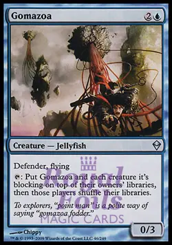 Gomazoa 2x FOIL ZEN MTG Zendikar Uncommon MINT blue - Image 1