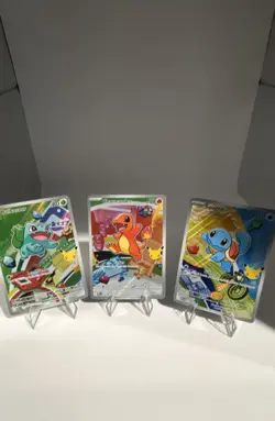 Pokemon TCG First Partner Illustration Collection Series 1 Kanto GEN 1 Set - Image 1