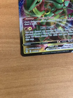 Pokemon Rayquaza VMAX 111/203 SWSH07 Evolving Skies Ultra Rare Holo Full Art NM - Image 2
