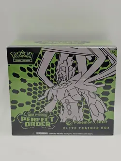 POKEMON CENTER MEGA EVOLUTION PERFECT ORDER PC ELITE TRAINER BOX SEALED Q4094 - Image 1
