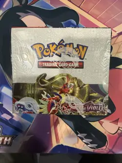 Scarlet and Violet Base Set Booster Box (Sealed) Perfect Condition Pokemon TCG - Image 1