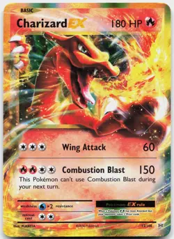 Charizard EX 12/108 Holo EX Rare Evolutions Pokemon Near Mint - Image 1