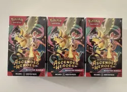 x3 Pokemon TCG: Mega Evolution Ascended Heroes Booster Bundle (6 Booster Packs)✅ - Image 2