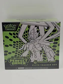 POKEMON MEGA EVOLUTION PERFECT ORDER POKEMON CENTER ELITE TRAINER BOX A Q4094 - Image 1