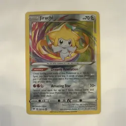 Pokemon Jirachi Amazing Rare Holo SWSH04 Vivid Voltage Basic 70 HP 119/185 - Image 1