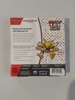 Pokemon TCG: Scarlet & Violet 151 Alakazam EX Collection Box NEW FACTORY SEALED - Image 2