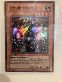 Yu-Gi-Oh TCG, Exiled Force, Legacy of Darkness LOD-023 1st Edition Super Rare LP - Image 1