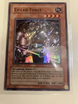 Yu-Gi-Oh TCG, Exiled Force, Legacy of Darkness LOD-023 1st Edition Super Rare LP - Image 2