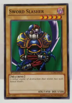 YUGIOH SWORD SLASHER LCJW-EN176 1 ST ED. COMMON LIGHT PLAYED - Image 1