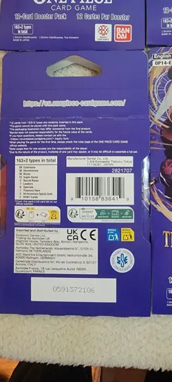 10 x One Piece OP14 THE AZURE SEA’S SEVEN Sleeved Blister Booster Cards Packs - Image 3