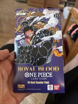 One Piece “Royal Blood” 12 Card Booster Pack. Unopened - Image 1