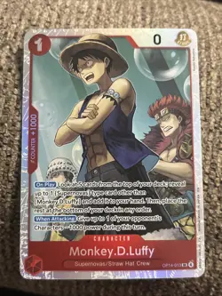 One Piece CCG OP14-013 SR Monkey.D.Luffy - Image 1