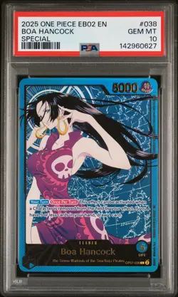 Boa Hancock SP EB-02 PSA 10 Gold Leader OP07-038 Extra Booster 25th - Image 1
