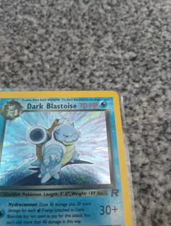 Dark Blastoise 3/82 Team Rocket English Edition Holo Pokemon Card WOTC - Image 2