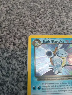 Dark Blastoise 3/82 Team Rocket English Edition Holo Pokemon Card WOTC - Image 3