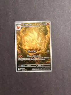 Pokemon TCG Ninetails Card 199-197 IR Obsidian Flames - Image 1