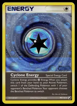 Pokemon Card - Cyclone Energy Unseen Forces 99/115 Reverse Holo Stamped - Image 1