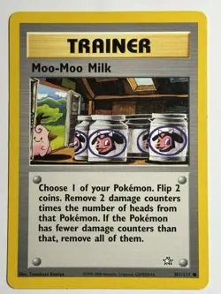 Moo-Moo Milk Neo Genesis 101/111 MP-LP Pokemon Card - Image 1