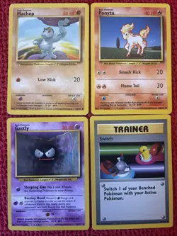 ❗Lot 2⃣: Pokemon Vintage Base Set Common Rare Cards Lot OLD - Image 1
