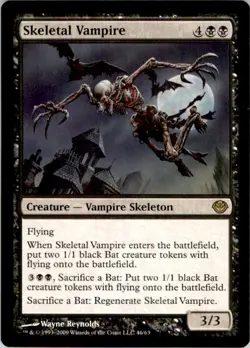 2009 Duel Decks: Garruk vs. Liliana Skeletal Vampire #46 Light Play LP - Image 1