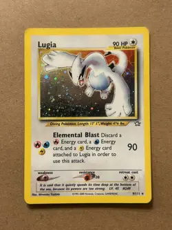 Lugia Neo Genesis 9/111 Unlimited Edition Holo Card (MP/HP) - Image 1