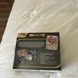 Pokemon TCG Mega Evolution Elite Trainer Box Lucario English 65 Card Sleeves - Image 2