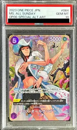 PSA 10 Ms. All-Sunday OP04-064 Special SR OP-06 ONE PIECE Card Japanese 2023 - Image 1