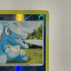 Totodile 106/123 Mysterious Treasures Reverse Holo Common Pokemon Card 2007 - Image 4