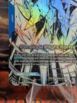 Penelope (Flight Form) GD04-002 LR+ NM Gundam Card Game Phantom Aria - Image 3