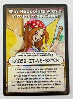Neopets Trading Card Game Booster Pack Ad Card - Image 1