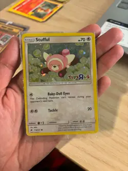 Pokemon Stufful Foil Card #110/147 Toys R Us 2017 Promo Not Played Cello Sealed - Image 1