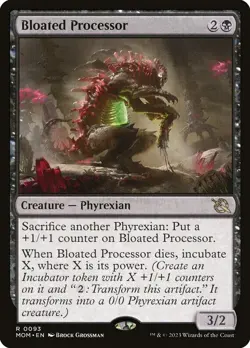 MOM BLOATED PROCESSOR 1x Rare Magic March of the Machine MTG NM - Image 1
