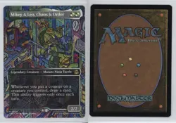 Borderless Scene Mikey & Leo Chaos Order Foil Teenage Mutant Ninja Turtles - Image 3