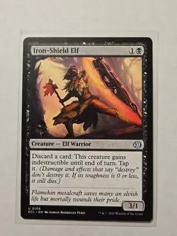 Iron-Shield Elf - Lorwyn Eclipsed - NM - Uncommon - Creature - Image 1