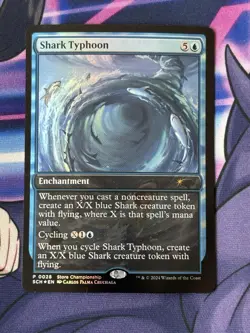 MTG - 1x Shark Typhoon - Foil Store Championship Promo NM - Image 1