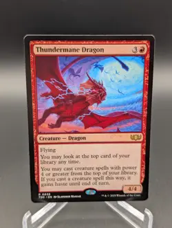 Thundermane Dragon Commander: Tarkir: Dragonstorm Regular - Image 1