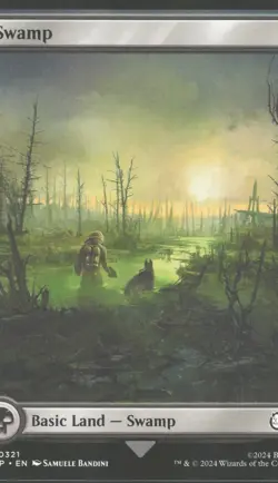 Swamp 321 Land Magic: the gathering Universes Beyond: Fallout - Image 1