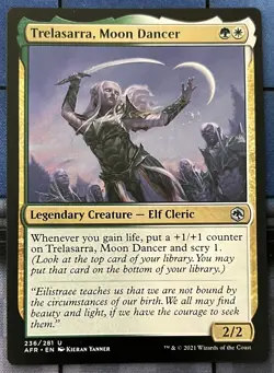 TRELASARRA MOON DANCER 236 Adventures In Forgotten Realms MTG Magic The NM - Image 1
